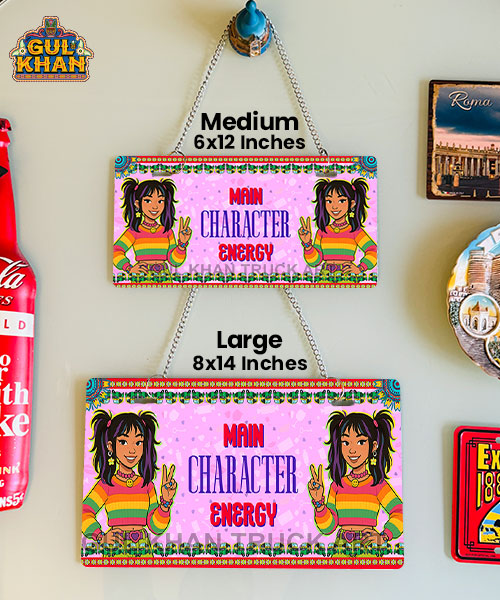 Main Character Energy Printed Wall Plate