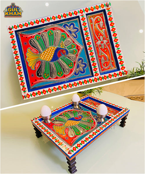 Charpai Chamakpatti Tray 0056
