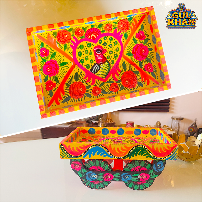 Tray with moving Wheels 015