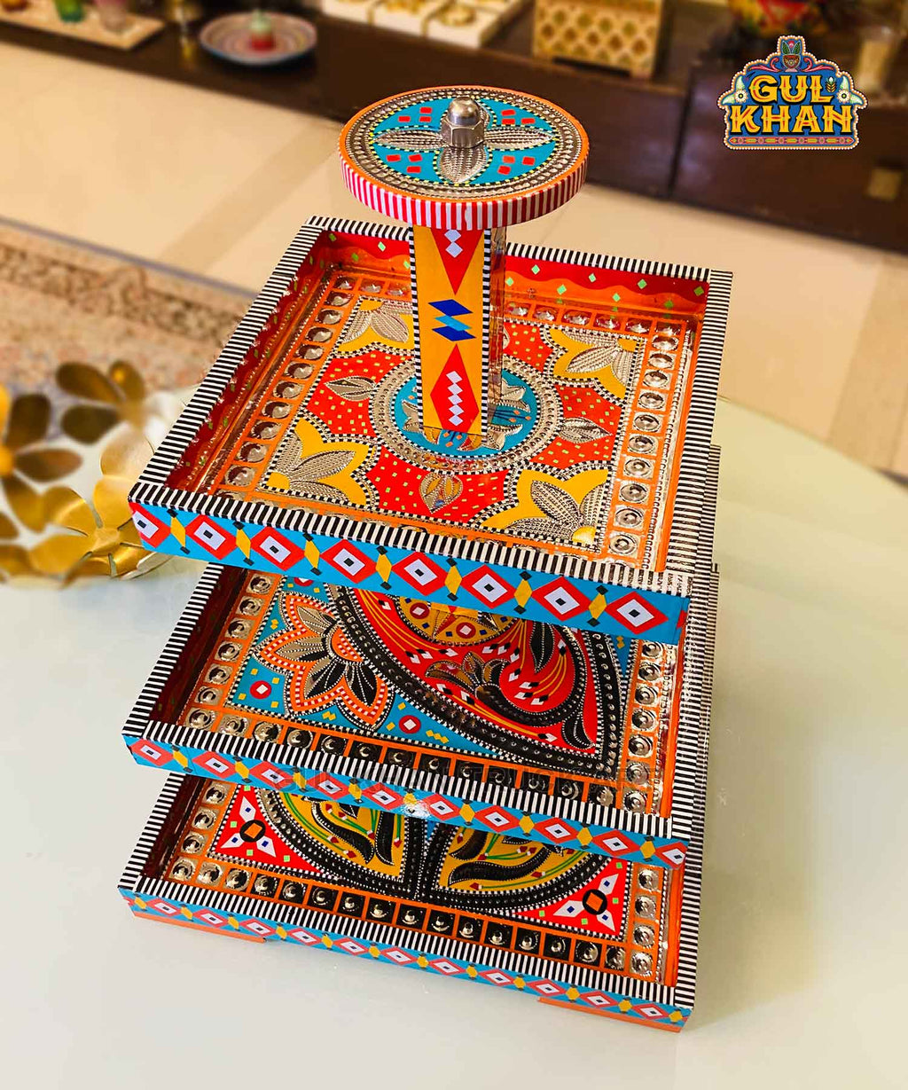 3 Tier Serving Tray (Handmade) – 01