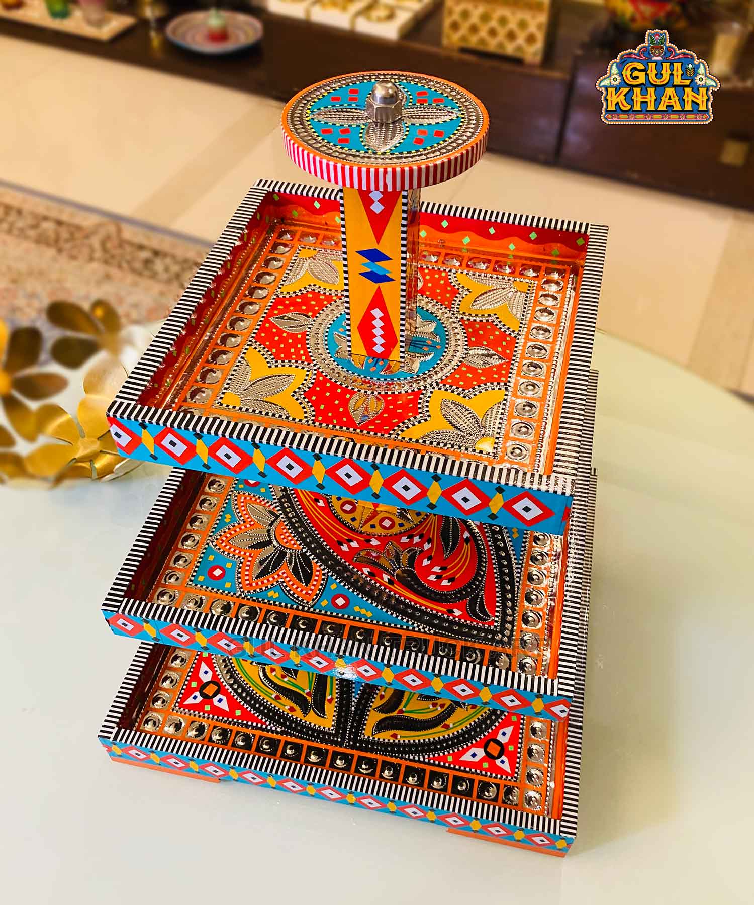 3 Tier Serving Tray (Handmade) – 01