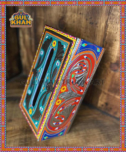 Chamakpatti Tissue Box Design 11135 - Gul Khan Truck Art