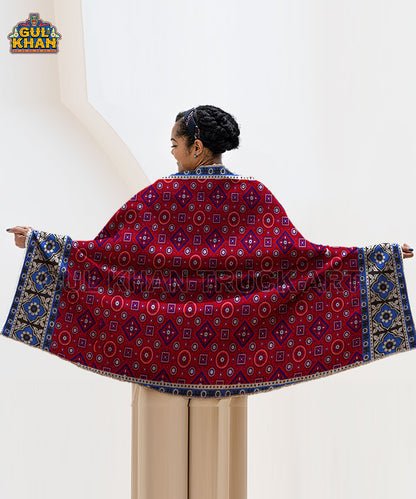 Ajrak Printed Truck Art Shawls - Gul Khan Truck Art
