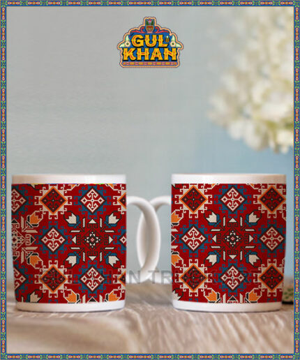 Persian Artisan Edition Printed Ceramic Mug 03 ( Customizable ) - Gul Khan Truck Art