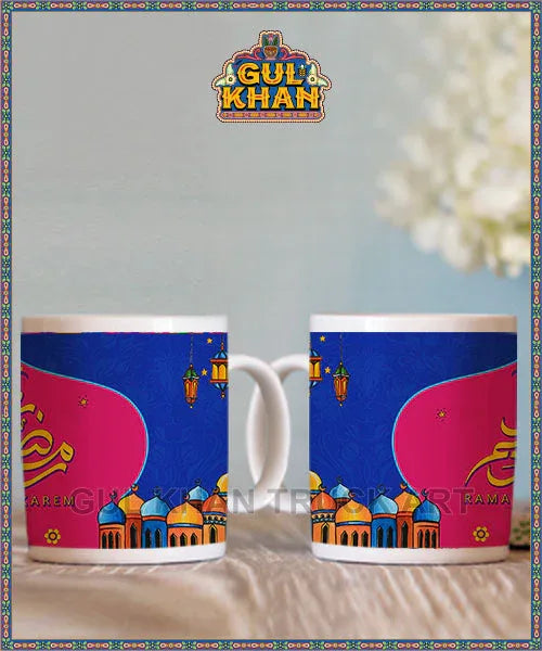 Ramadan Kareem Printed Truck Art Ceramic Mug - Gul Khan Truck Art