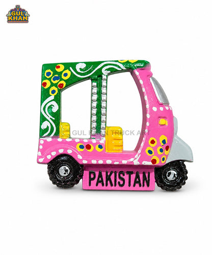 Hand-Painted Truck Art Rickshaw Magnet 02