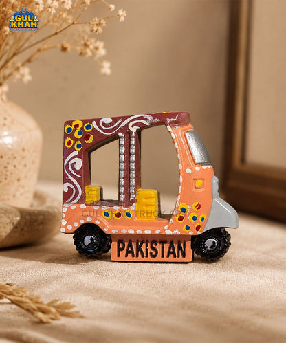 Hand-Painted Truck Art Rickshaw Magnet 03