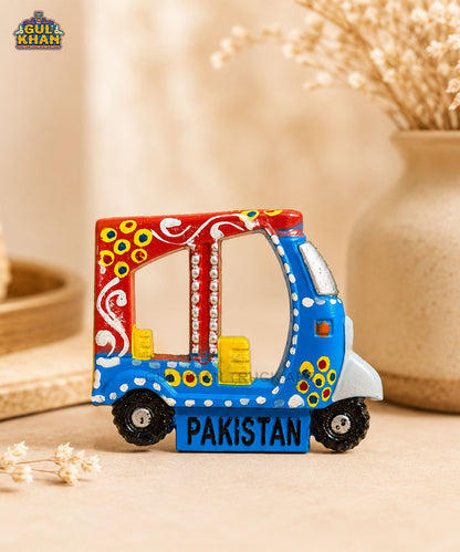 Hand-Painted Truck Art Rickshaw Magnet 05