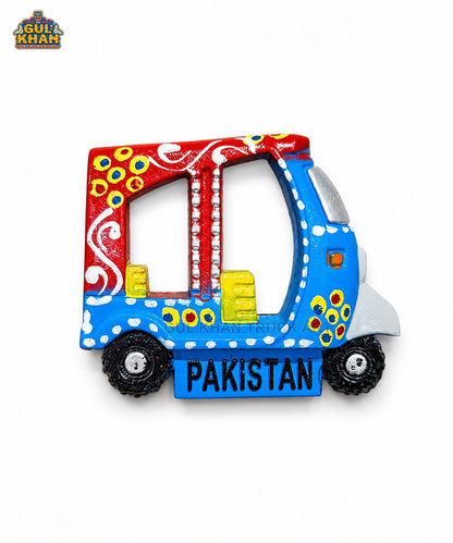 Hand-Painted Truck Art Rickshaw Magnet 05
