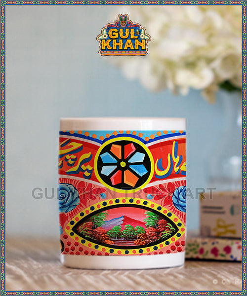 Printed Ceramic Mug 202040 - Gul Khan Truck Art