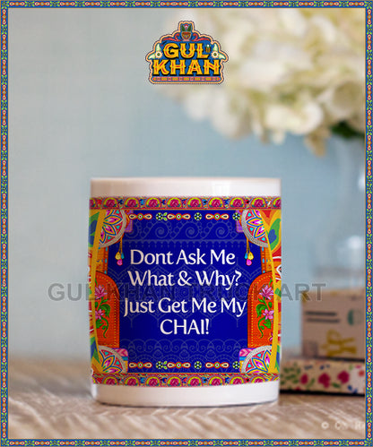 Printed Ceramic Mug 202021 - Gul Khan Truck Art