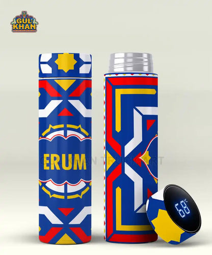 Sindhi Ralli Inspired Printed Travel Bottle Customized 03