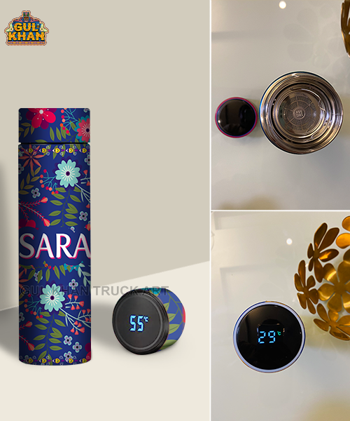 Printed Travel Bottle 0020 - Gul Khan Truck Art