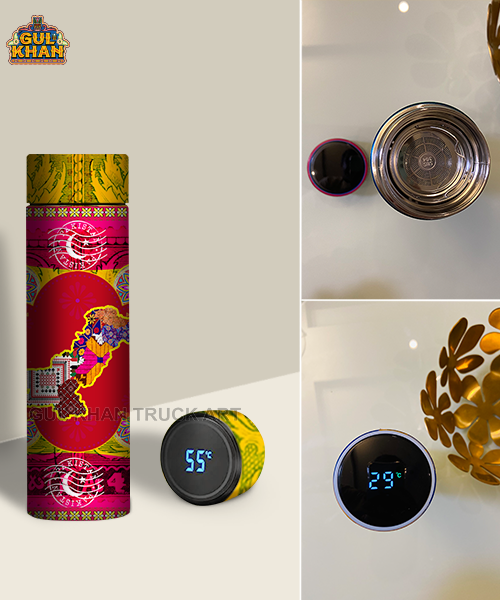 Printed Travel Bottle 0017 - Gul Khan Truck Art