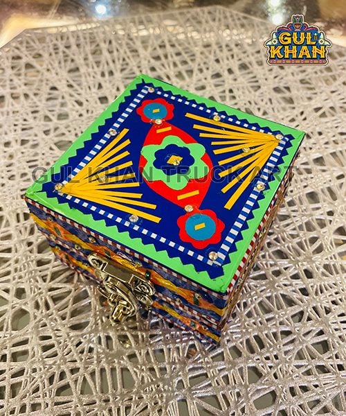 Wooden Jewelry Box 0004 - Gul Khan Truck Art