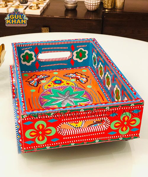 Tray on Wheels 1110 - Gul Khan Truck Art