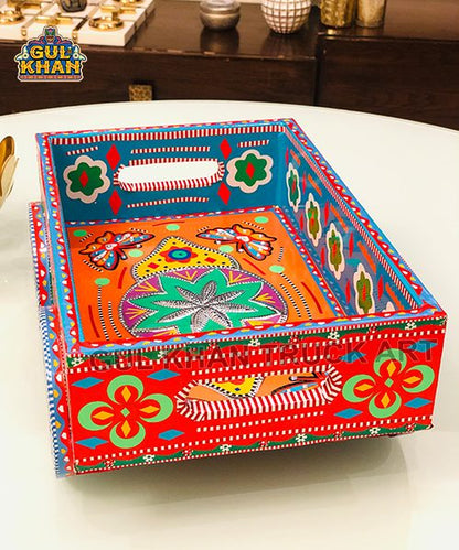 Tray on Wheels 1110 - Gul Khan Truck Art