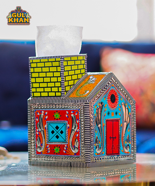 Chamakpatti House Tissue Box Design 11150 - Gul Khan Truck Art