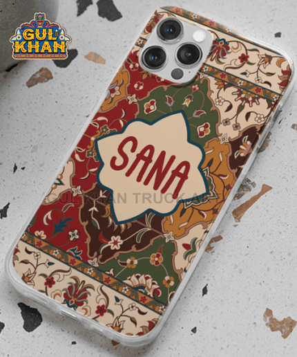 Persian Artisan Edition Printed Mobile Cover Design 02 ( Customizable ) - Gul Khan Truck Art