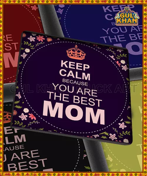 Keep Calm Printed (Mothers day) coaster design