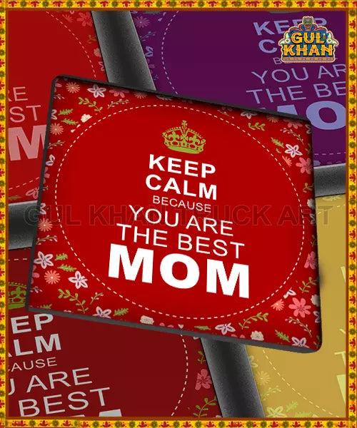 Keep Calm Printed (mothers day) coaster design