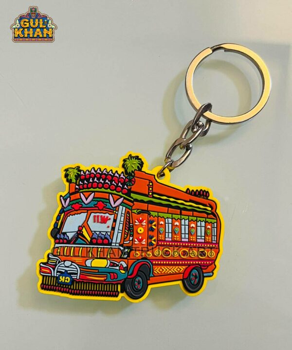 Premium Rubber Key Chain Value Bundle 01 - Gul Khan Truck Art