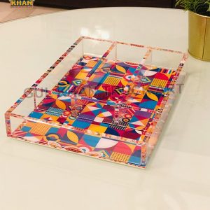 Acrylic Cutlery Tray 02 - Gul Khan Truck Art