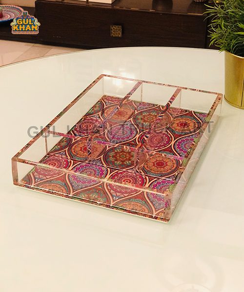 Acrylic Cutlery Tray 04 - Gul Khan Truck Art