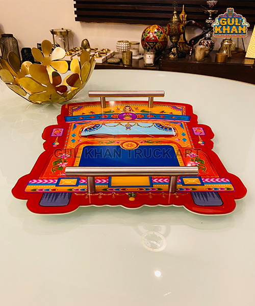 Acrylic Truck Tray (With Steel Handle) 006