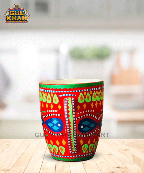 ChamakpattiCeramicMug00042 - Gul Khan Truck Art