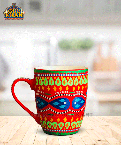 ChamakpattiCeramicMug00043 - Gul Khan Truck Art