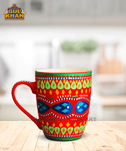 ChamakpattiCeramicMug00043 - Gul Khan Truck Art