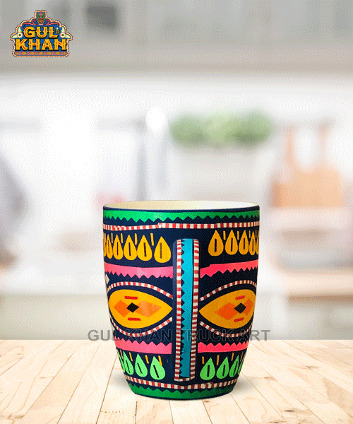 ChamakpattiCeramicMug00052 - Gul Khan Truck Art