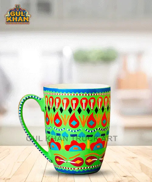 ChamakpattiCeramicMug11153 - Gul Khan Truck Art