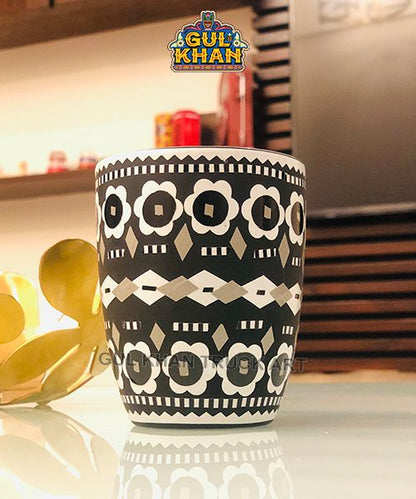 ChamakpattiCeramicMug_GrayScale2 - Gul Khan Truck Art