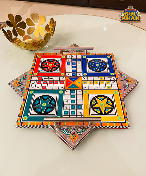 Chamakpatti Ludo Tray 0045 - Gul Khan Truck Art