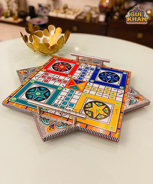 Chamakpatti Ludo Tray 0045 - Gul Khan Truck Art