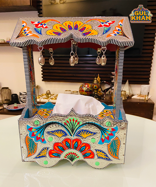 ChamakpattiThailaTissueBoxDesign111462 - Gul Khan Truck Art