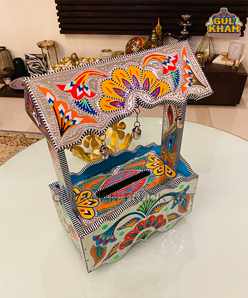Chamakpatti Thaila Tissue Box Design 11146 - Gul Khan Truck Art