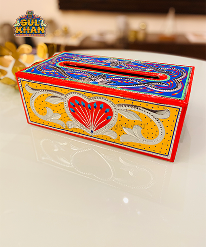 Chamakpatti Tissue Box Design 11140 - Gul Khan Truck Art