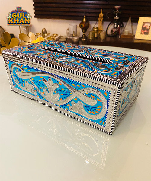 Chamakpatti Tissue Box Design 11143 - Gul Khan Truck Art