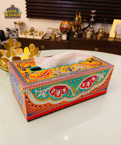 Chamakpatti Tissue Box Design 11145 - Gul Khan Truck Art