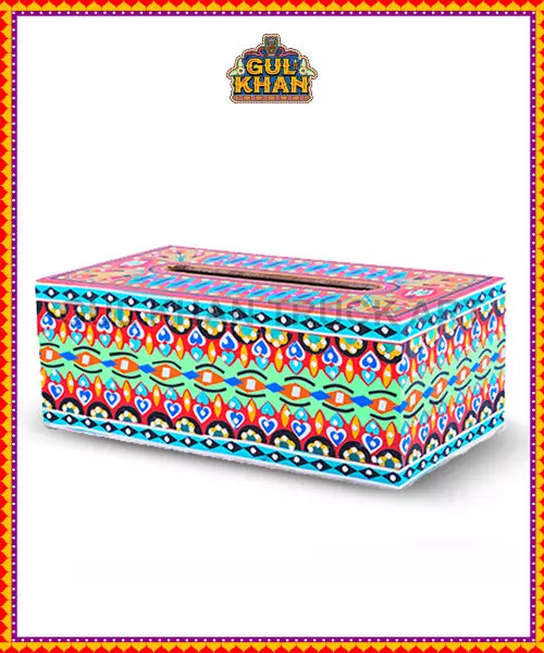 Chamakpatti Tissue Box Design 1115 - Gul Khan Truck Art