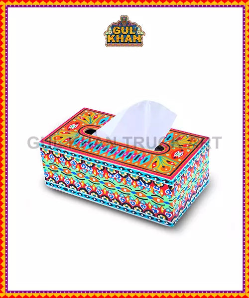 Chamakpatti Tissue Box Design 1115 - Gul Khan Truck Art