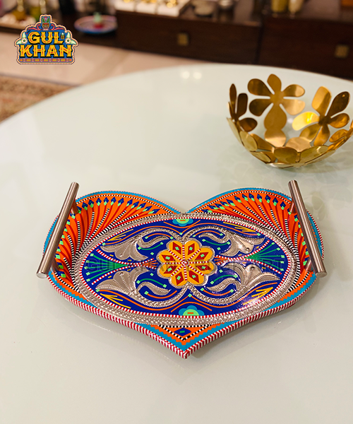 Chamakpatti Tray (Heart Shape) 0038