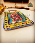 Chamakpatti Tray (Steel Handle) 0024 - Gul Khan Truck Art