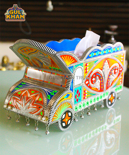 ChamakpattiTruckTissueBoxDesign11147 - Gul Khan Truck Art