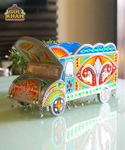 Chamakpatti Truck Tissue Box Design 11147 - Gul Khan Truck Art