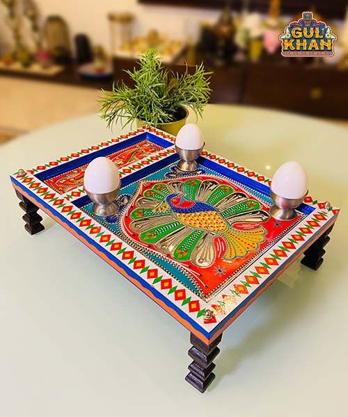 Charpai Chamakpatti Tray 0056 - Gul Khan Truck Art