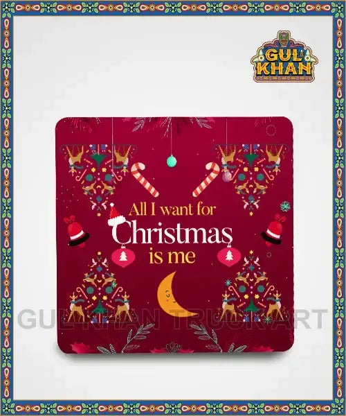 Christmas Fridge Magnet Design 404 - Gul Khan Truck Art